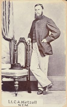 Lt. C.A. Hirtzell N.Z.M, c.1860. Creator: Unknown