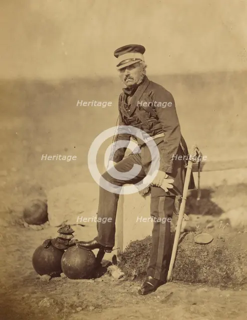 Lt. General Barnard, C.B., 1855. Creator: Roger Fenton.
