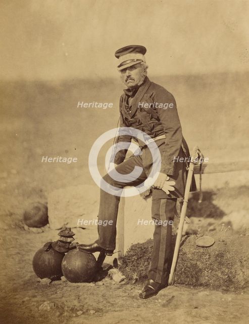 Lt. General Barnard, C.B., 1855. Creator: Roger Fenton.