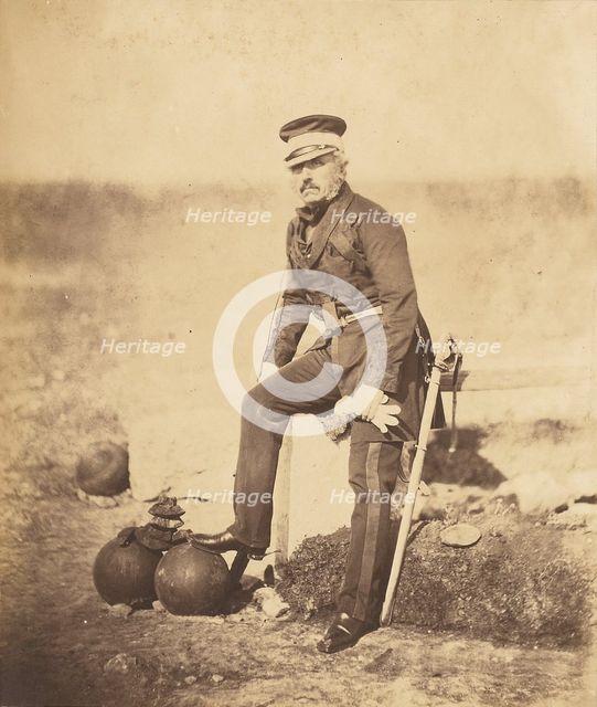 Lt. General Barnard, C.B., 1855. Creator: Roger Fenton.