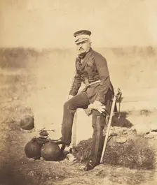 Lt. General Barnard, C.B., 1855. Creator: Roger Fenton