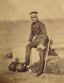 Lt. General Barnard, C.B., 1855. Creator: Roger Fenton