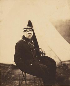 Lt. General Sir W.J. Codrington, H.C.B., 1855. Creator: Roger Fenton