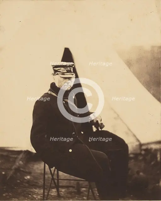 Lt. General Sir W.J. Codrington, H.C.B., 1855. Creator: Roger Fenton.