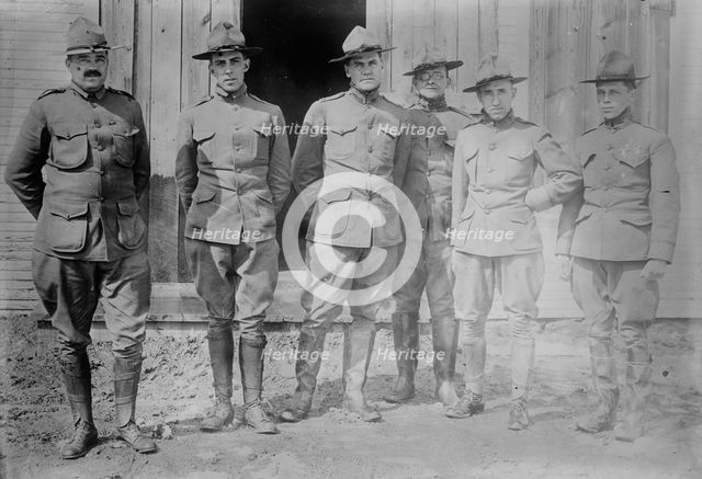 Lt. J.K. Hume, Lt. J.P. Wheeler, Capt. E. Portner, Capt. G. P. Rodney..., between c1910 and c1915. Creator: Bain News Service.