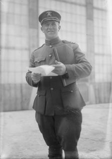 Lt. L.T. Barin, 1919. Creator: Bain News Service