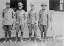 Lt. Richards, Capt. Kirby, Capt. L.G. Heffernan, Lieut. Schultz, 1917. Creator: Bain News Service