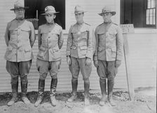 Lt. Richards, Capt. Kirby, Capt. L.G. Heffernan, Lieut. Schultz, 1917. Creator: Bain News Service