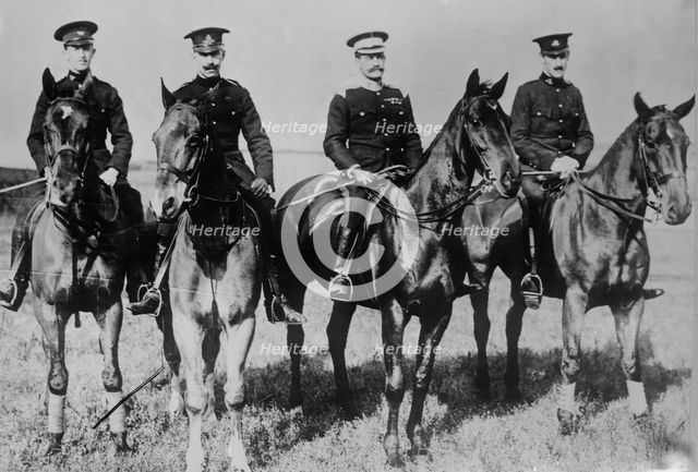 Lt. Walter Brooke; Lt. C.T. Walwyn; Col. P.A. Kenna & Lt. Geoffrey Brooke, (1910?). Creator: Bain News Service.