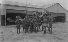 Lt. W.V. Page explaining, between c1915 and c1920. Creator: Bain News Service