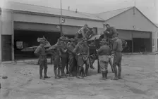 Lt. W.V. Page explaining, between c1915 and c1920. Creator: Bain News Service