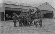 Lt. W.V. Page explaining, between c1915 and c1920. Creator: Bain News Service