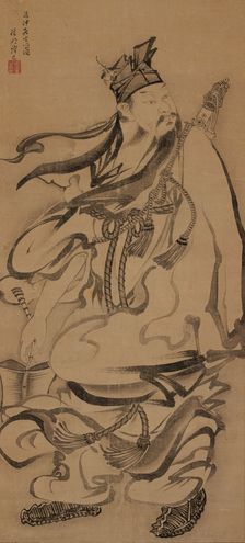 Lü Dongbin, Second Half of the 18th cen.. Creator: Jakuchu, Ito (1716-1800)