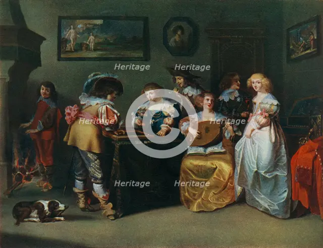 'Lute; unknown painter of the seventeenth century', 1948. Artist: Unknown.