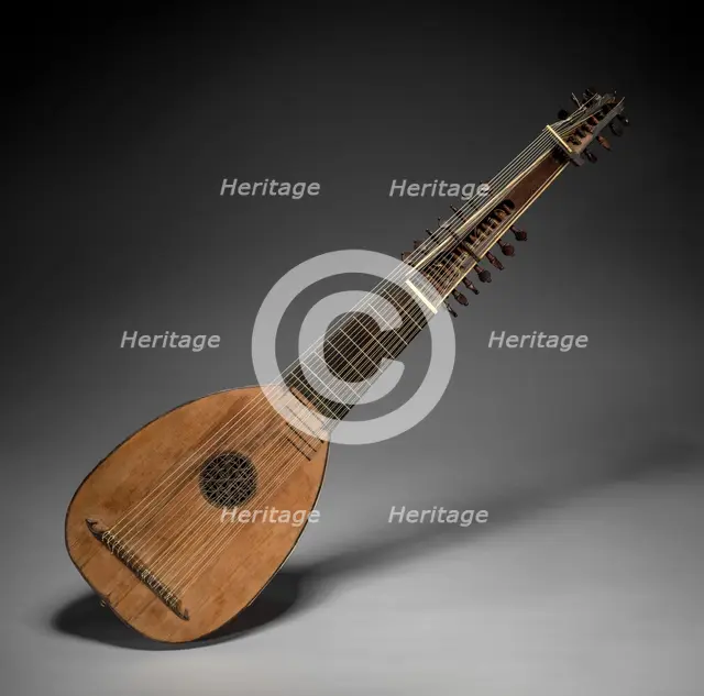 Lute or Tiorbino, c. 1620. Creator: Unknown.