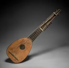 Lute or Tiorbino, c. 1620. Creator: Unknown