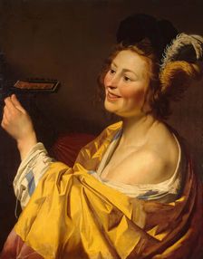 Lute Player, 1624. Creator: Gerrit van Honthorst