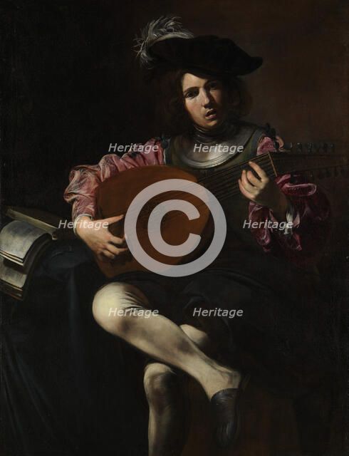 Lute Player, ca. 1625-26. Creator: Valentin de Boulogne.