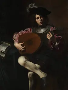Lute Player, ca. 1625-26. Creator: Valentin de Boulogne