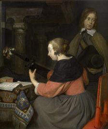 Lute Player. Creator: Gerard Terborch II