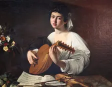 Lute-Player c1595. Artist: Michelangelo Caravaggio