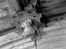 Lute player, St John The Baptist's Church, Thaxted, Essex. Artist: John Gay
