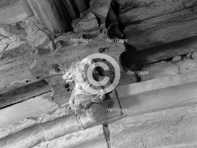 Lute player, St John The Baptist's Church, Thaxted, Essex. Artist: John Gay.
