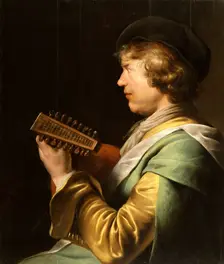 Lute Player (Rembrandt van Rijn), c1629. Creator: Jan Lievens