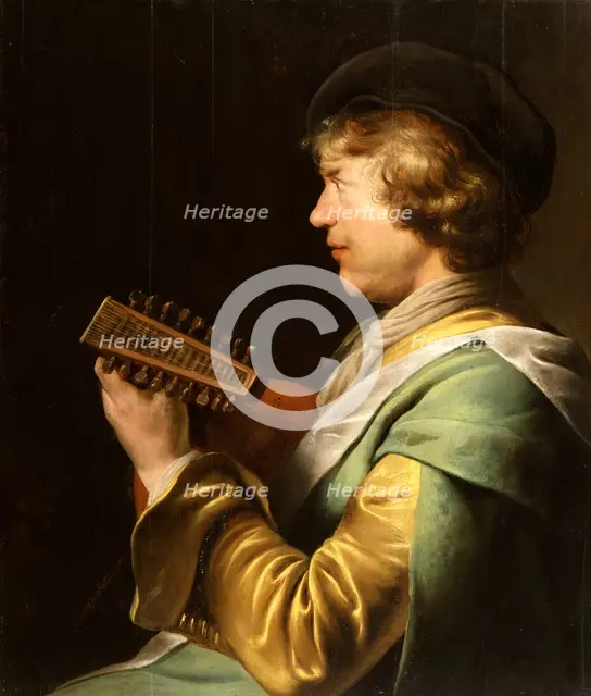 Lute Player (Rembrandt van Rijn), c1629. Creator: Jan Lievens.