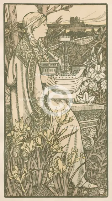Lutèce, 1898. Creator: Adolphe Giraldon (French, 1855-1933); Imprimerie Champenois.