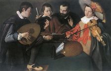 Lutes and violin; unknown Italian painter of the seventeenth century 1948