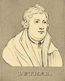 Luther (1483-1546), 1830. Creator: Unknown