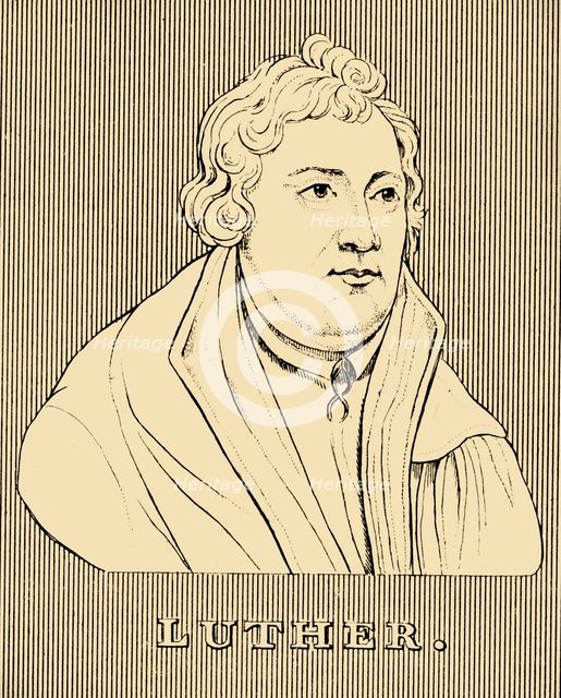 'Luther', (1483-1546), 1830. Creator: Unknown.