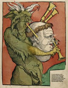 Luther as the Devil's Bagpipes, c.1535