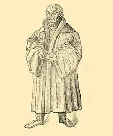 Luther Preaching c1500-1520, (1890). Creator: Unknown