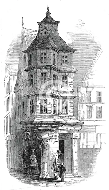 Luther's House, at Frankfort, 1845. Creator: Unknown.