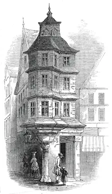 Luther's House, at Frankfort, 1845. Creator: Unknown
