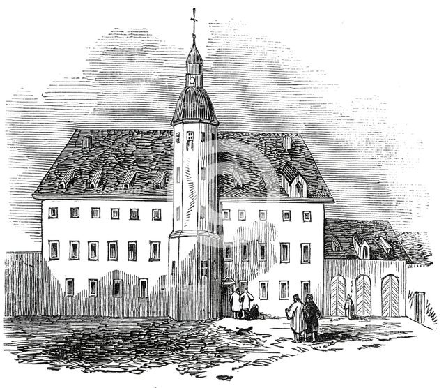Luther's House, at Wittenberg, 1845. Creator: Unknown.