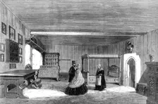 Luther's room at Wartburg Castle, Eisenach, Germany, 1862