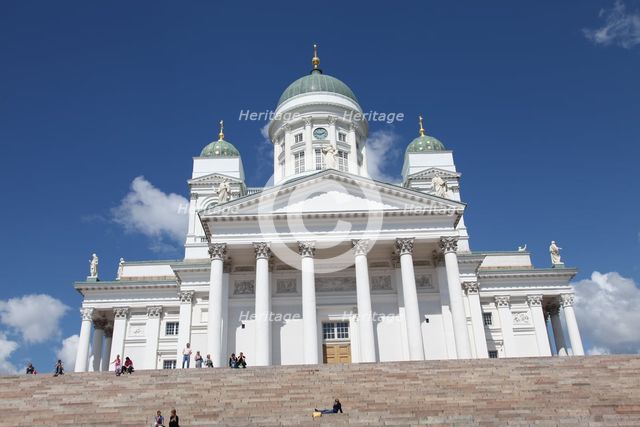 Lutheran Cathedral, Helsinki, Finland, 2011.  Creator: Sheldon Marshall.