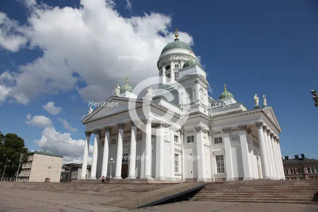 Lutheran Cathedral, Helsinki, Finland, 2011.  Creator: Sheldon Marshall.