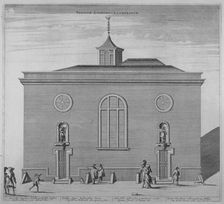 Lutheran church, Great Trinity Lane, City of London, 1720. Artist: Anon