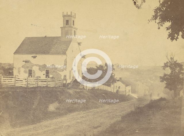 Lutheran Church, Sharpsburgh, Maryland, September 1862, 1862. Creator: Alexander Gardner.