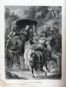 Luther's Capture, 1882. Artist: Schweissinger, G. (active End of 19th cen.)