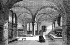 Luther's chapel at Wartburg Castle, 1862. Creator: Unknown