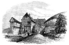 Luther's house at Wartburg - from a sketch by our special artist, 1862. Creator: Unknown