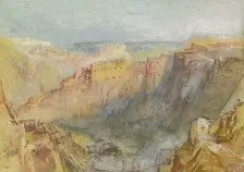 Luxembourg city from the Côte d'Eich, 1839-1840. Creator: Turner, Joseph Mallord William (1775-1851)