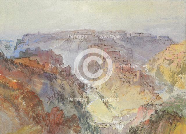 Luxembourg city from the Fetschenhof , 1839-1840. Creator: Turner, Joseph Mallord William (1775-1851).