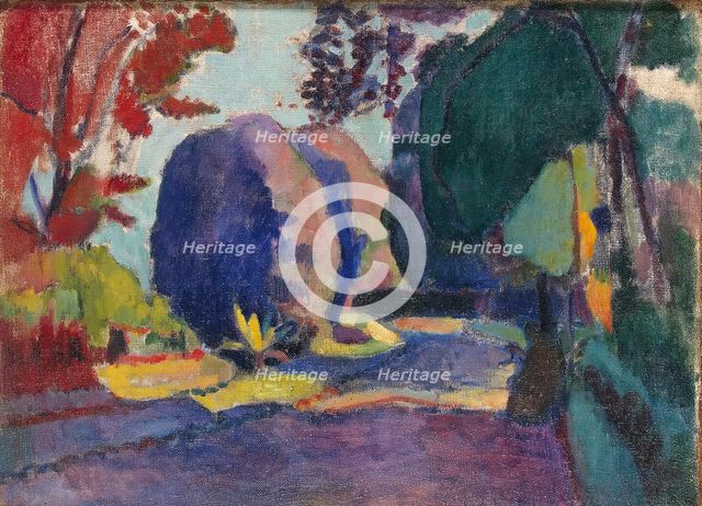 Luxembourg Gardens, 1901. Creator: Henri Matisse.