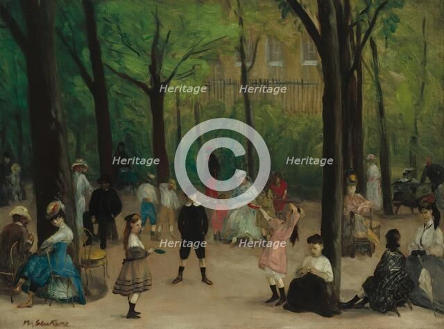 Luxembourg Gardens, 1906. Creator: William James Glackens.